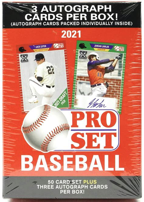 leaf pro set baseball cards